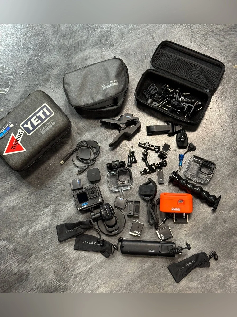 GoPro Camera Hero 10 Black Amazing Action Bundle With Case And Accessories Batte